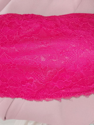 Lace underwear like new, size small to xsmall, pink