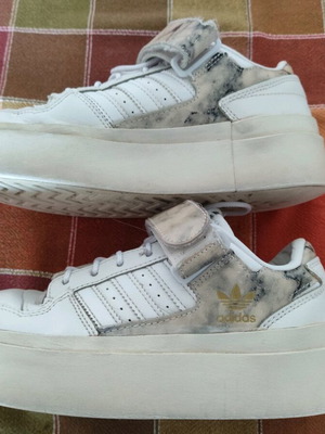 Adidas Forum ladies sneakers used, size 37, white
