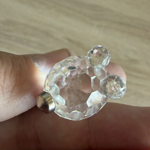 Swarovski Silver Crystal Miniature Cat model 7659 NR 031 new