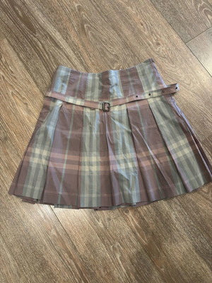 Burberry Φούστα Αυθεντική Νέας Medium Γκρι και Μωβ