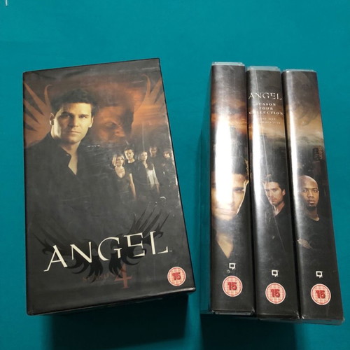 Angel Season 4 VHS tapes 1-3 used from Buffy the Vampire Slayer