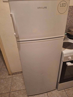 Davoline fridge with freezer and washing machine set
