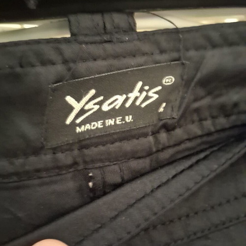 Ysatis Vintage Y2K Black Cargo Capri Pants like new, size L