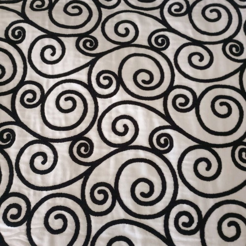 Double-sided throw with embossed texture, like new