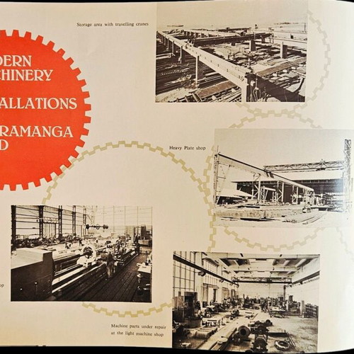 Hellenic Shipyards Scarammagas 1961 rare maritime industrial album used