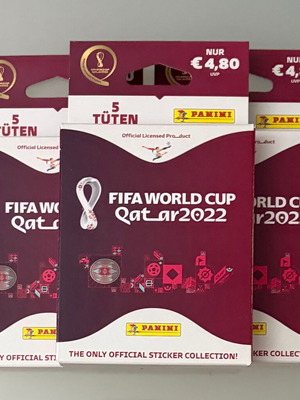 Panini Fifa World Cup Qatar 2022 German Edition 3x blister καινούργιο