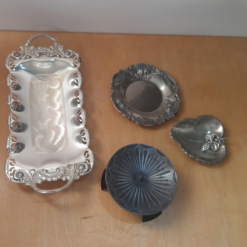 Vintage decorative items used, pack with W.Germany candle holder