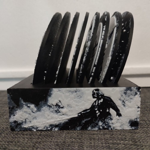 Starwars coaster set 8 coasters with base like new