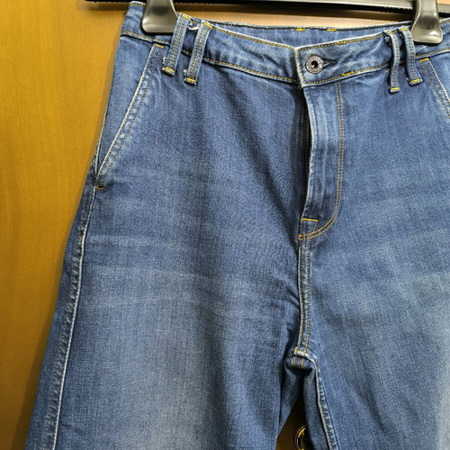 Pepe Jeans London crop denim pants 3/4 size 27 like new, blue
