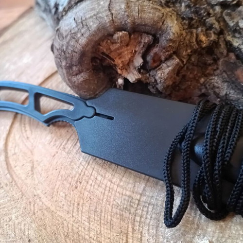 Survivor Fixed Blade Neck Knife HK-656 new with whistle