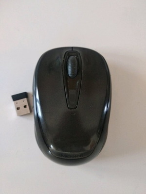 Microsoft wireless mouse used with side wear