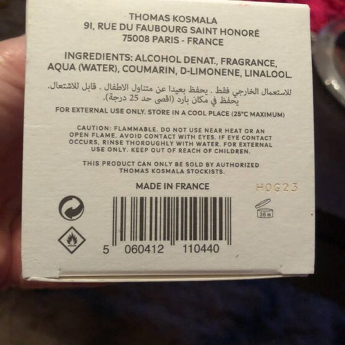 Thomas Kosmola No 10 Désir du Cœur Eau de Parfum 100 ml like new