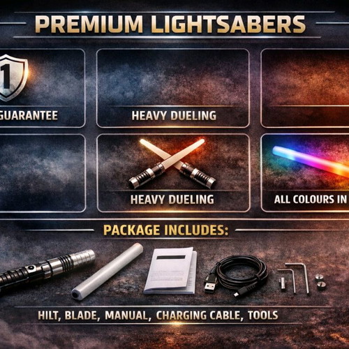 Star Wars lightsaber Black Force RGB new by XIFOS-SABERS