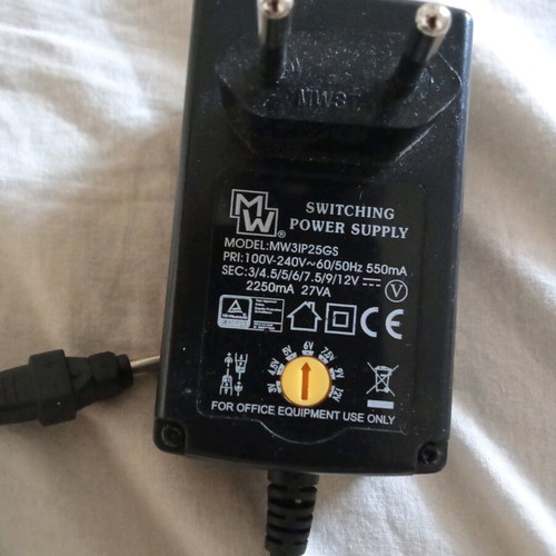 Charger adapter 3V to 12V like new