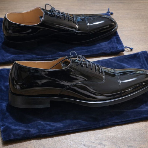 Vikeduo men's patent leather shoes size 46 like new, leather oxford