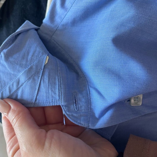 Kenzo Homme no 39 men's shirt like new, blue