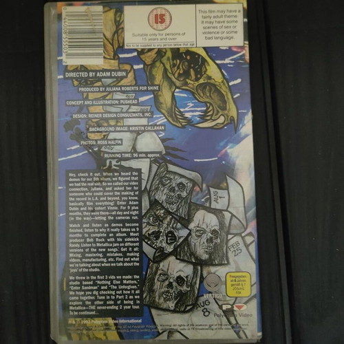 Metallica A Year And A Half In The Life Of Metallica VHS like new, historical