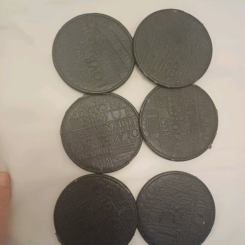 Coasters for glasses used