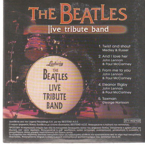 The Beatles Live Tribute Band 5 CDs new, pop
