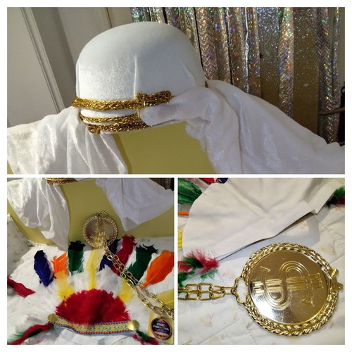 Carnival accessories set, like new, 3 pieces