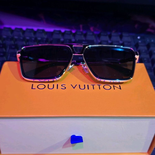 Louis Vuitton Evidence Gold Metal Sunglasses new