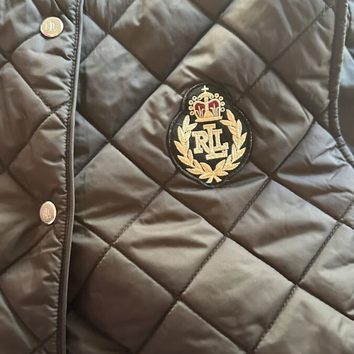 Ralph Lauren black vest large like new