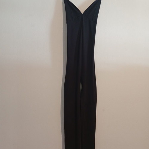 Bershka elastic jumpsuit size small new, black