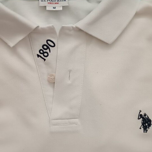 U.S. Polo Assn. polo shirt medium, white