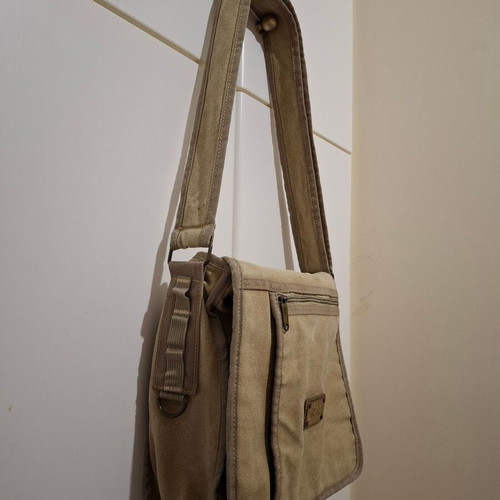 Diesel Messenger Bag khaki unisex used, Y2K 2000s