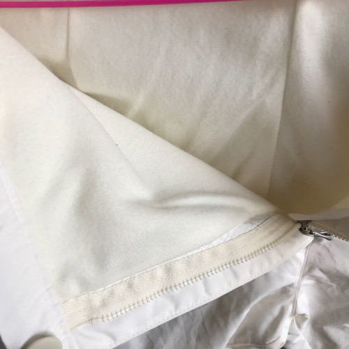 Landsend white ski pants like new, small/medium, with fleece lining