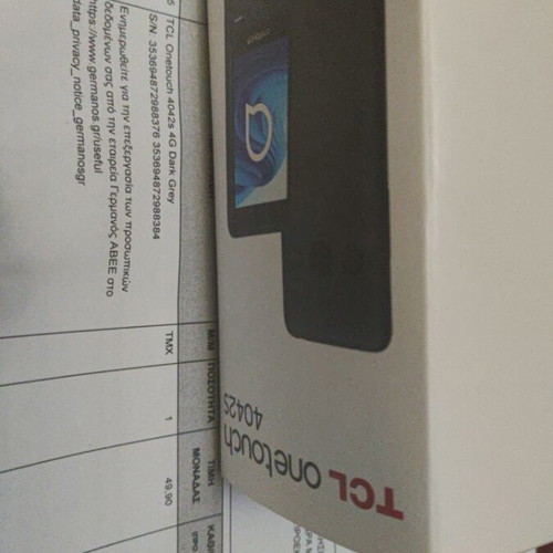 TCL ONETOUCH 4042S mobile phone new, gray, Dual SIM