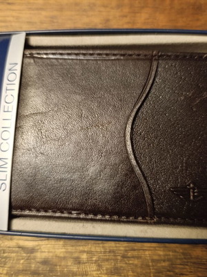 Dockers men's leather wallet cardholder, brown