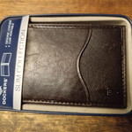 Dockers men's leather wallet cardholder, brown