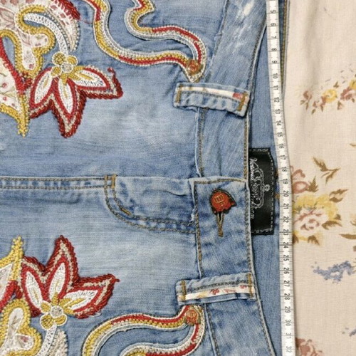 Victoria Beckham blue denim skirt used women's
