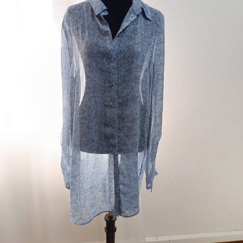 Coster Copenhagen transparent shirt tunic XL like new, multicolor