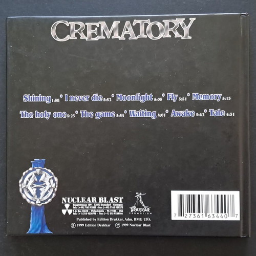Crematory Act Seven Digipack CD like new, metal