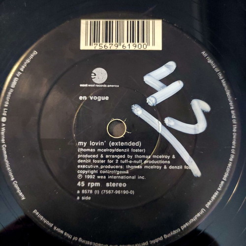 En Vogue My Lovin’ 12'' Vinyl Maxi Single used, original UK 1992