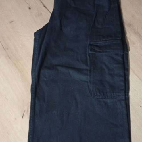 Bershka Denim Women's Pants Black Size L Like New