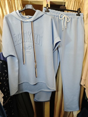 Brooklyn women's tracksuit set turquoise, new