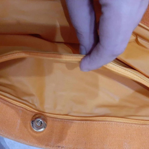 Shisheido large beach bag new, blue and orange