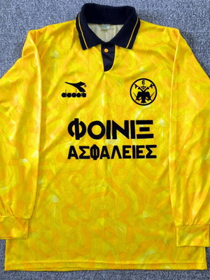 Φανέλα Ποδοσφαίρου AEK Athens Diadora 1992-1993 σαν καινούργια