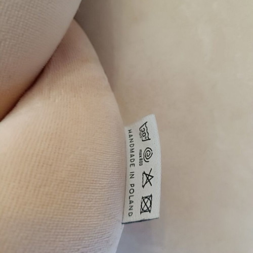 Velvet Sparrow braided crib bumper like new 470x14 cm