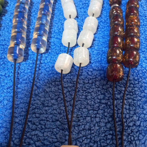 Worry beads used, set of 5