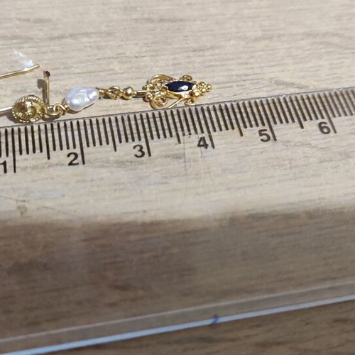 14K Gold Earrings new, 1.9 g