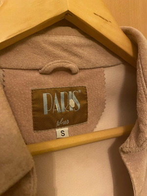 Suede jacket pink like new small
