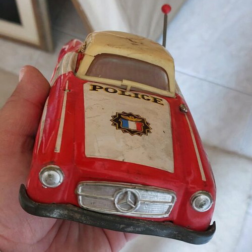 Kibi Tin Toy Car by Vasileiadis 1970 1980 in good condition