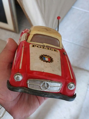 Kibi Tin Toy Car by Vasileiadis 1970 1980 in good condition