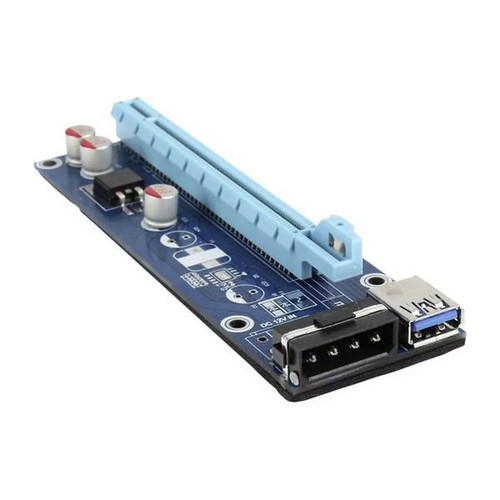 Kolink PCI-E Riser 1x to 16x powered 60cm new