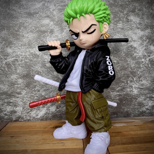 Custom 3D Printed Roronoa Zoro Figure One Piece 35cm like new