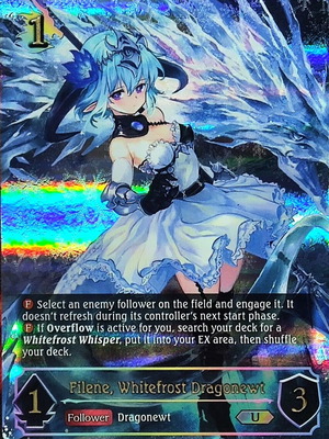 Filene Whitefrost Dragonewt Ultimate Rare Shadowverse Evolve card